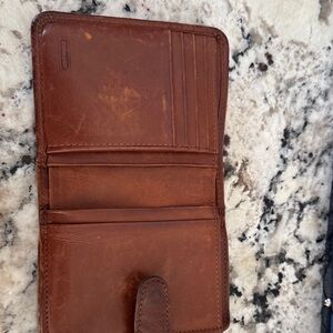 Coach Tan Leather Card Holder